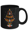 Music Violin Christmas Tree Merry Xmas Gift Mug Coffee Mug | Teecentury.com