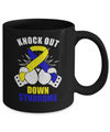 Boxing knock out Down Syndrome Awareness Support Mug Coffee Mug | Teecentury.com