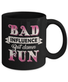 Bad Influence But Damn Fun Mug Coffee Mug | Teecentury.com