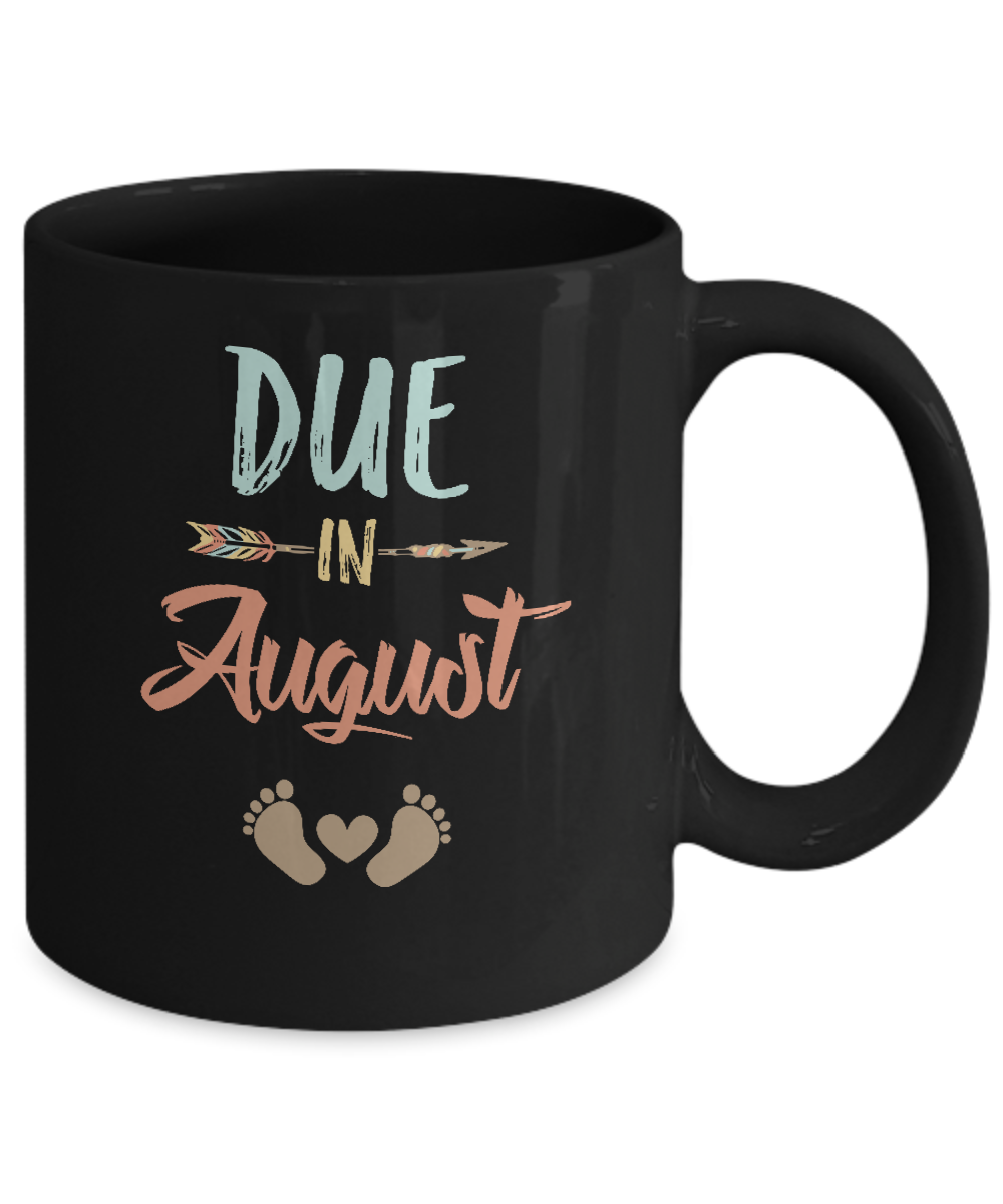 Due Date August 2022 Announcement Mommy Bump Pregnancy Mug Coffee Mug | Teecentury.com