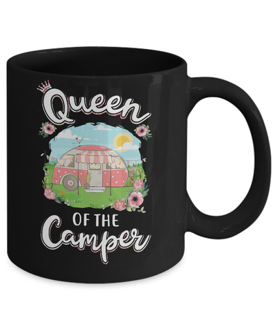 Queen Of The Camper Camping For Women Gift Mug Coffee Mug | Teecentury.com