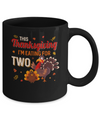 Thanksgiving Pregnancy Announcement I'm Eating For Two Mug Coffee Mug | Teecentury.com