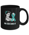 Ovarian Cancer Awareness Survivor We Can Cure It Mug Coffee Mug | Teecentury.com