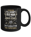 Walk Away I Am Grumpy Old Man I Have Anger Issues Mug Coffee Mug | Teecentury.com
