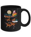 Funny Christmas Horse Reindeer Lover Santa Gift Mug Coffee Mug | Teecentury.com