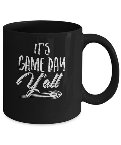 Funny It's Game Day Y'all Fan Football Mug Coffee Mug | Teecentury.com