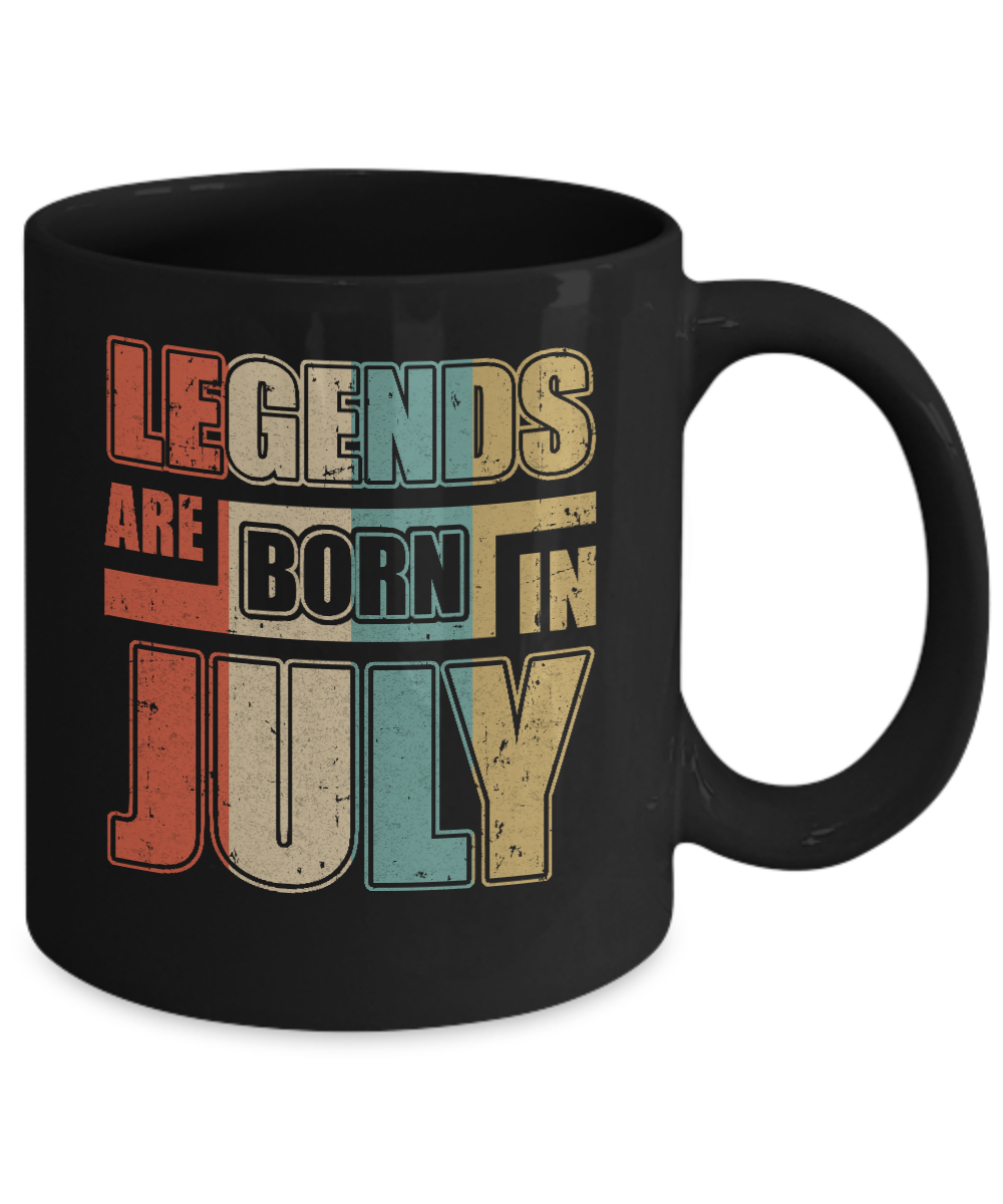 Classic Vintage Legends Are Born In July Birthday Mug Coffee Mug | Teecentury.com