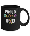 Proud Autism Dad Autism Awareness Mug Coffee Mug | Teecentury.com