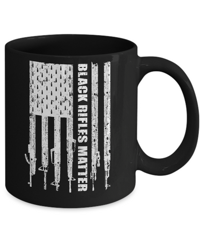 Black Rifles Matter 2nd Amendment Ar15 Mug Coffee Mug | Teecentury.com