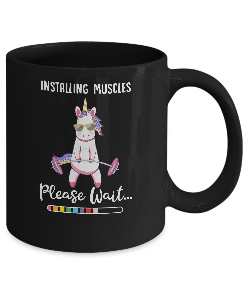 Unicorn Fitness Mug Gym Coffee Mug Funny Fitness Coffee 