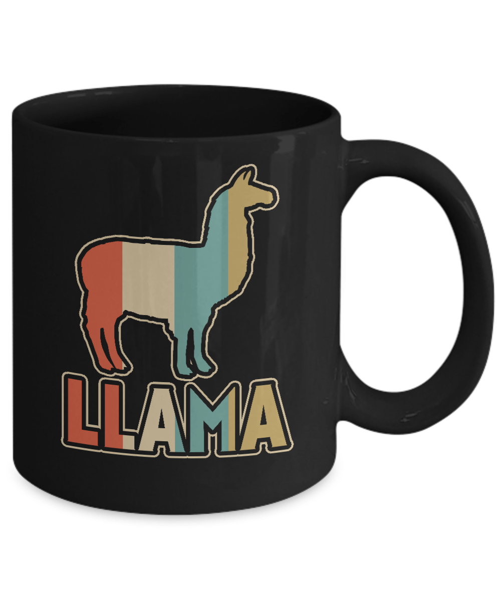 Classic Vintage Retro Style Llama Mug Coffee Mug | Teecentury.com