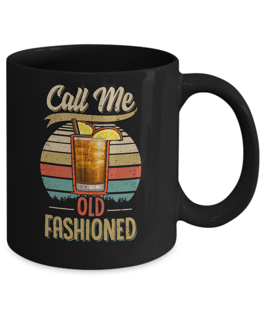 Sunset Vintage Lemon Juice Call Me Old Fashioned Mug Coffee Mug | Teecentury.com