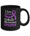 Epilepsy Awareness Support Purple Girlfriend Boyfriend Mug Coffee Mug | Teecentury.com