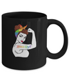 Lady Human Right LGBT Lesbian Gay Pride Mug Coffee Mug | Teecentury.com