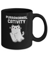 Halloween Funny Purranormal Cativity Ghost Cat Lovers Gifts Mug Coffee Mug | Teecentury.com