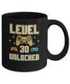 Level 30 Unlocked Video Gamer 30th Birthday Gift Mug Coffee Mug | Teecentury.com