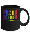 Proud Father Gay Pride Month LGBT Mug Coffee Mug | Teecentury.com