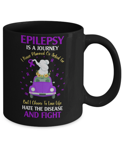 Epilepsy Awareness Is A Journey Mug Coffee Mug | Teecentury.com