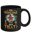 Did Someone Say Treat Pitbull Halloween Costume Mug Coffee Mug | Teecentury.com