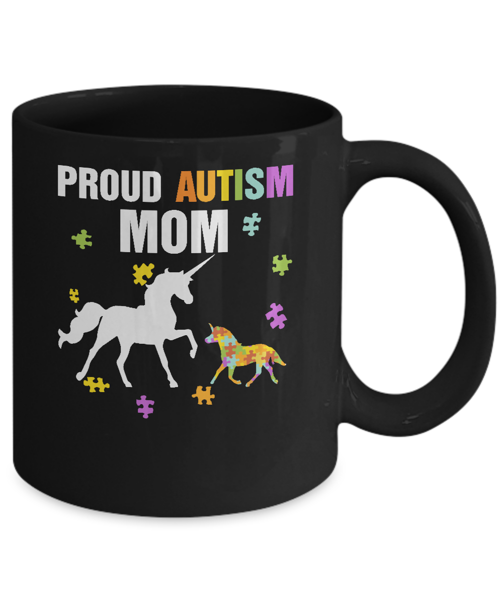 Proud Autism Mom Unicorn Autism Awareness Mug Coffee Mug | Teecentury.com