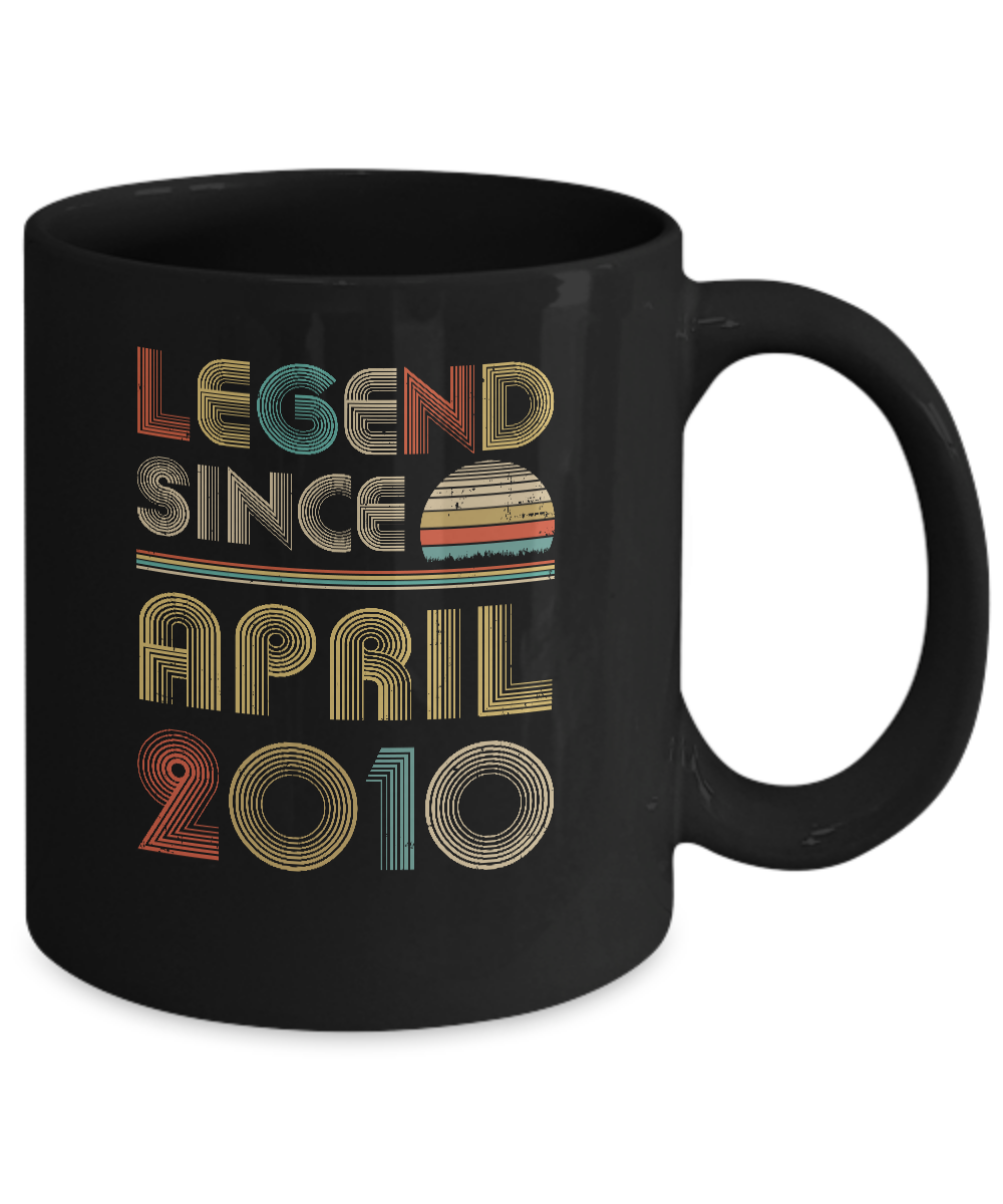Legend Since April 2010 Vintage 12th Birthday Gifts Mug Coffee Mug | Teecentury.com