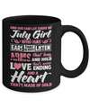 And God Said Let There Be July Girl Ears Arms Love Heart Mug Coffee Mug | Teecentury.com