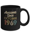 Awesome Since October 1969 Vintage 53th Birthday Gifts Mug Coffee Mug | Teecentury.com
