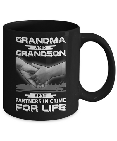 Grandma And Grandson Best Partners In Crime For Life Mug Coffee Mug | Teecentury.com