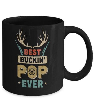 Vintage Best Buckin' Pop Ever Deer Hunting Mug Coffee Mug | Teecentury.com