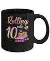 10 Years Old Birthday Girls Roller Skates 80's 10th Birthday Mug Coffee Mug | Teecentury.com