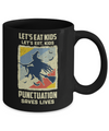 Let's Eat Kids Punctuation Saves Lives Vintage Halloween Mug Coffee Mug | Teecentury.com