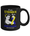I Am Stronger Than Down Syndrome Awareness Support Mug Coffee Mug | Teecentury.com