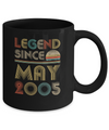 Legend Since May 2005 Vintage 17th Birthday Gifts Mug Coffee Mug | Teecentury.com