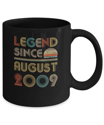 Legend Since August 2009 Vintage 13th Birthday Gifts Mug Coffee Mug | Teecentury.com