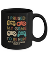 Vintage I Paused My Game To Be Here Funny Gamer Gift Mug Coffee Mug | Teecentury.com
