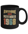 Vintage Retro Awesome Since November 1968 54th Birthday Mug Coffee Mug | Teecentury.com