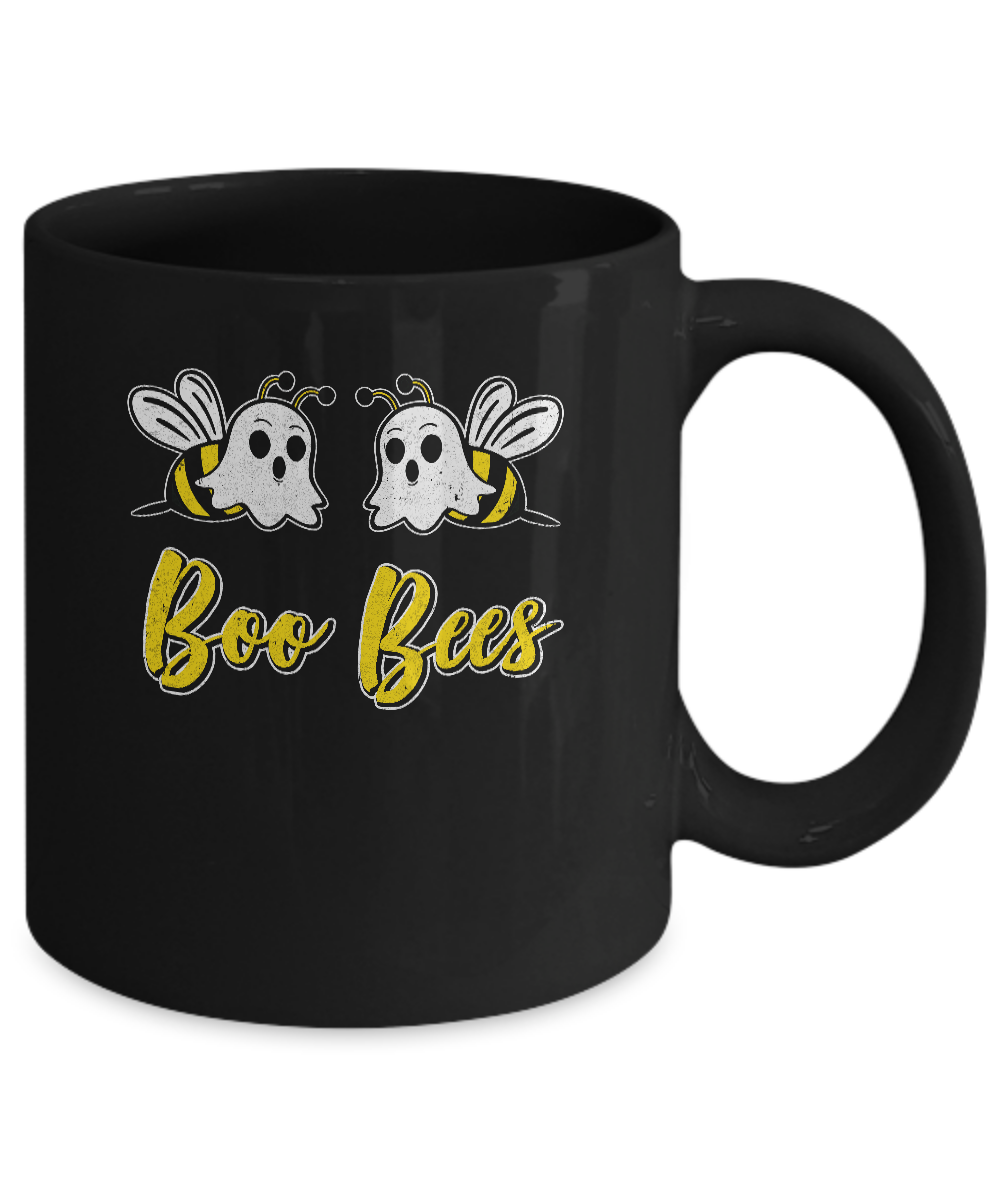 Boo Bees Couple Halloween Costume Funny Bee Ghost Mug Coffee Mug | Teecentury.com