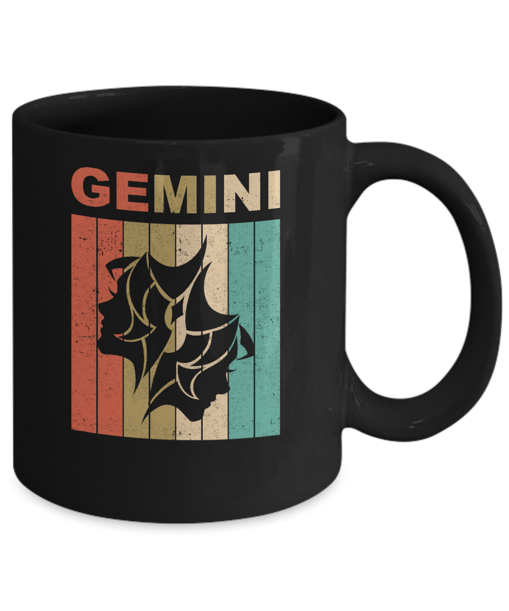 Vintage Gemini Zodiac May June Birthday Gift Mug Coffee Mug | Teecentury.com