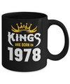Kings Are Born In 1978 Birthday Gift Coffee Mug | Teecentury.com