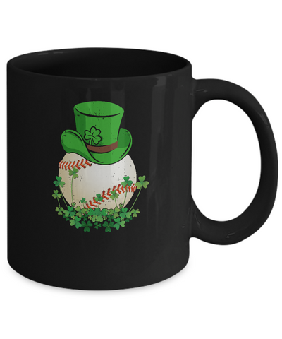 Shamrock Baseball Leprechaun St Patricks Day Mug Coffee Mug | Teecentury.com