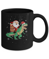 Christmas Santa Kids Dinosaur T-Rex For Boys Kids Mug Coffee Mug | Teecentury.com