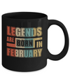 Classic Vintage Legends Are Born In February Birthday Mug Coffee Mug | Teecentury.com