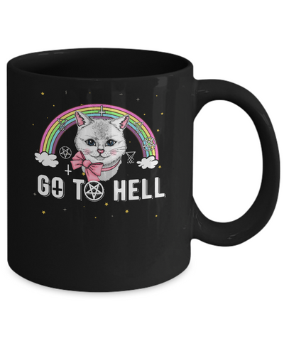 Heavy Metal Metalhead Cats Go To Hell Mug Coffee Mug | Teecentury.com