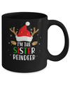 I'm The Sister Reindeer Matching Family Christmas Mug Coffee Mug | Teecentury.com