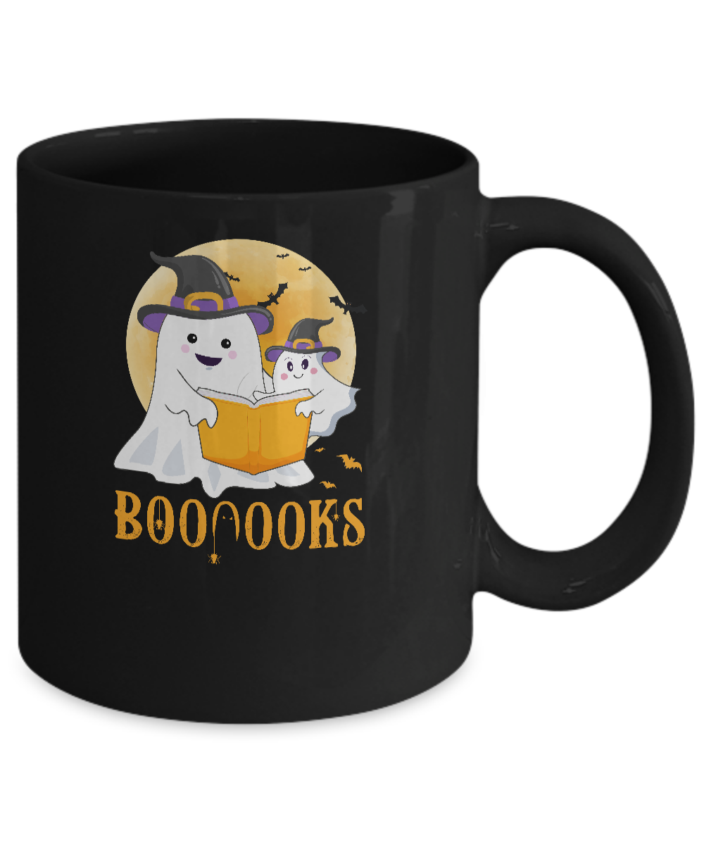 Booooks Halloween Tee Boo Read Books Mug Coffee Mug | Teecentury.com