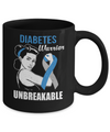 Diabetes Warrior Unbreakable Diabetes Awareness Mug Coffee Mug | Teecentury.com