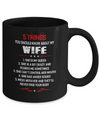 5 Things You Should Know About My Wife Husband Mug Coffee Mug | Teecentury.com