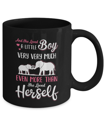 And She Loved A Little Boy Very Very Much Mom Gifts Mug Coffee Mug | Teecentury.com