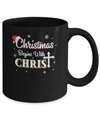 Christmas Begins With Christ Merry Christmas Christian Mug Coffee Mug | Teecentury.com
