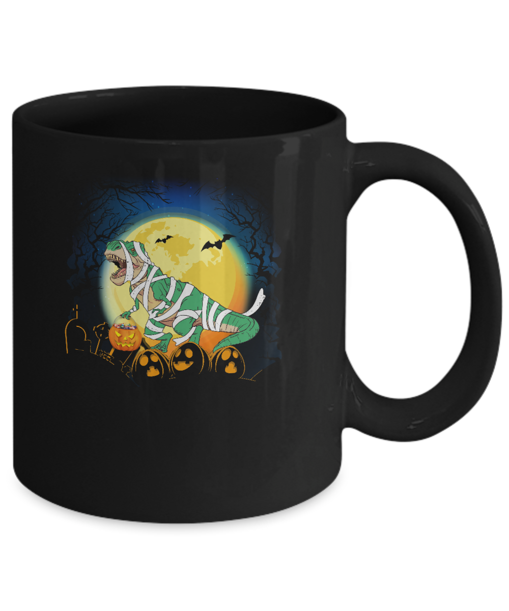 Halloween Pumpkin Dinosaur Gift For Kids Boys Girls Mug Coffee Mug | Teecentury.com